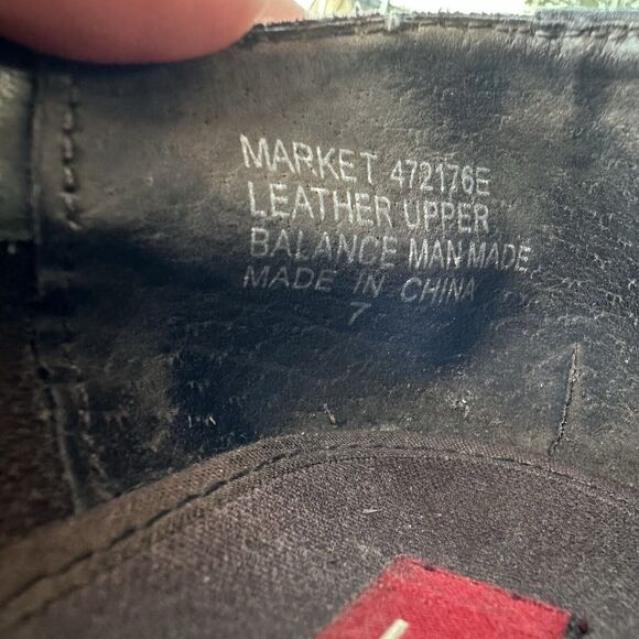 Vintage 90'S Esprit Shoes Womens Size 7 Chunky Heel Slip On Leather Bratz Brown - Picture 7 of 7